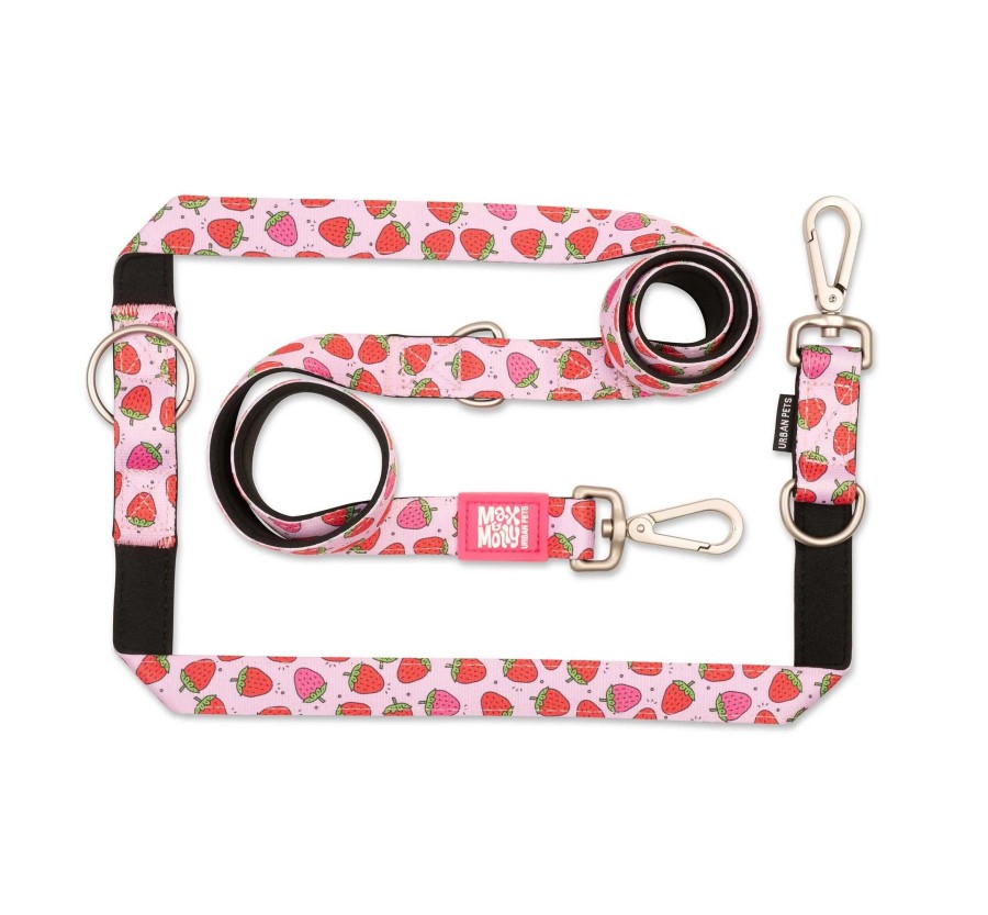 M&M Multi-Function Leash - Strawberry Dream/S