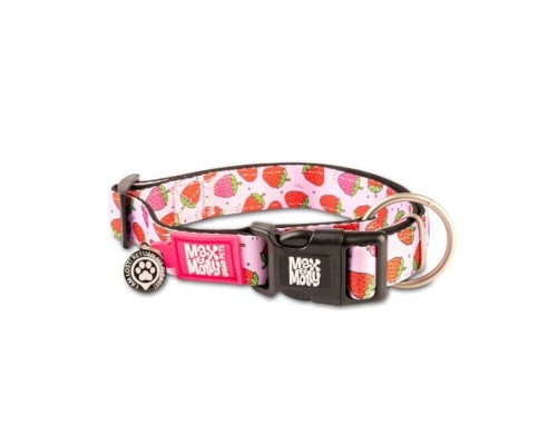 M&M Smart ID Collar - Strawberry Dream/L