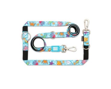 M&M Multi-Function Leash - Blue Ocean/L