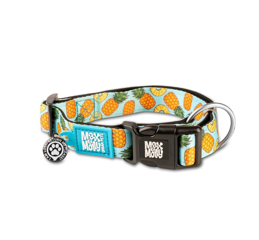M&M Smart ID Collar - Sweet Pineapple/L