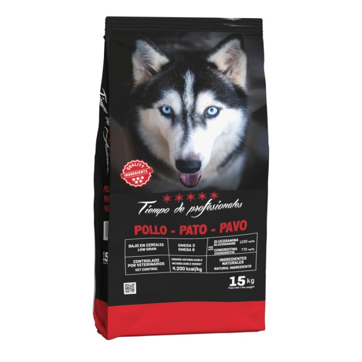 Tiempo Profesionales LOW G. Pollastre, Pavo y Pato 15Kg