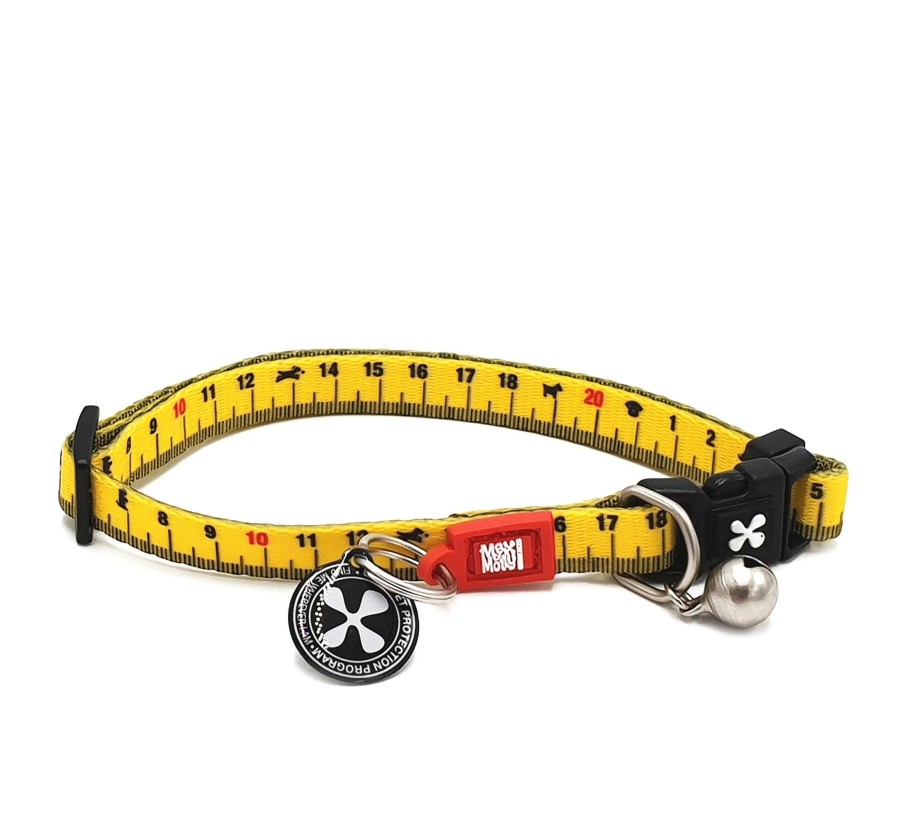 M&M Smart ID Cat Collar - Ruler/1 size