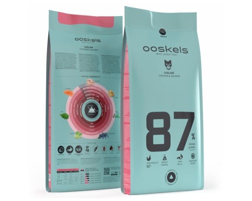 OOSKELS Cat Sublime Grain Free 87 Adult Chicken and Salmon 2kg
