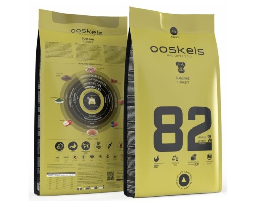 OOSKELS Dog Sublime Grain Free 82 Adult Turkey 3Kg