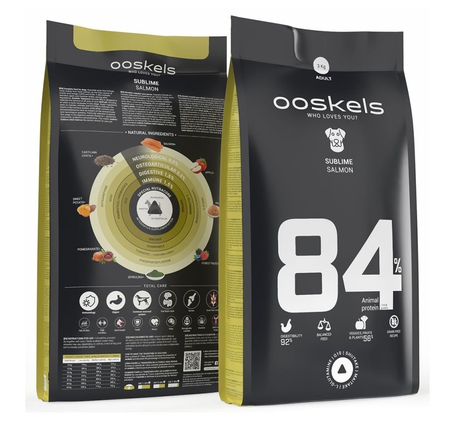 OOSKELS Dog Sublime Grain Free 84 Adult Salmon 10kg