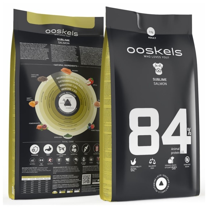 OOSKELS Dog Sublime Grain Free 84 Adult Salmon 10kg