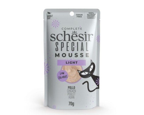 Schesir Funcionals Grain Free Sobre Especial Mousse Lleuger Pollastre 70 g