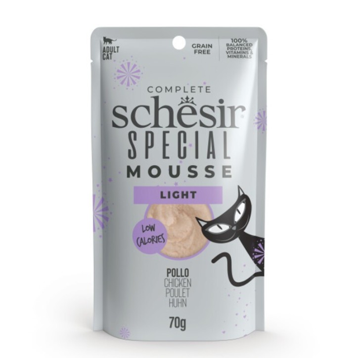 Schesir Funcionals Grain Free Sobre Especial Mousse Lleuger Pollastre 70 g