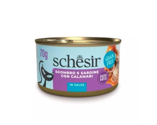 Schesir Grill Sardines i Verat amb Calamar amb Salsa 70 g