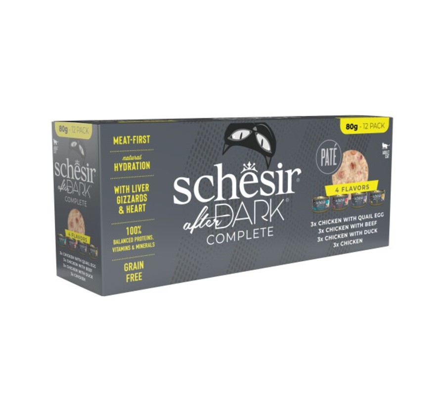 Schesir Llaunes After Dark Paté Pack Variat 80 g