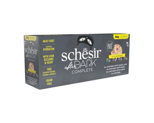 Schesir Llaunes After Dark Paté Pack Variat 80 g