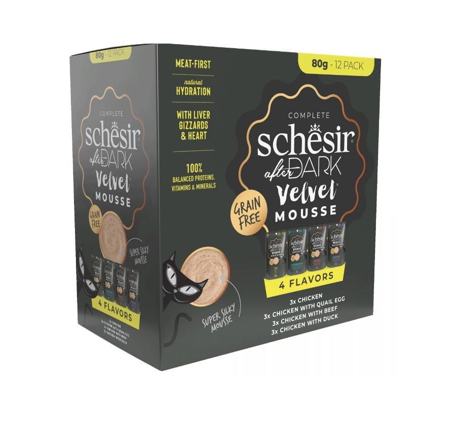 Schesir Llaunes After Dark Velvet Pack Variat 80 g