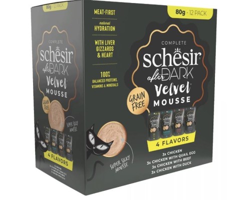 Schesir Llaunes After Dark Velvet Pack Variat 80 g