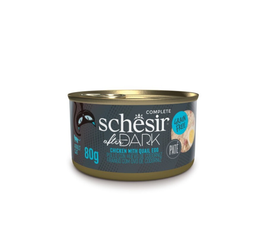 Schesir Llaunes After Dark Pollastre amb Ou de Guatlla 80 g