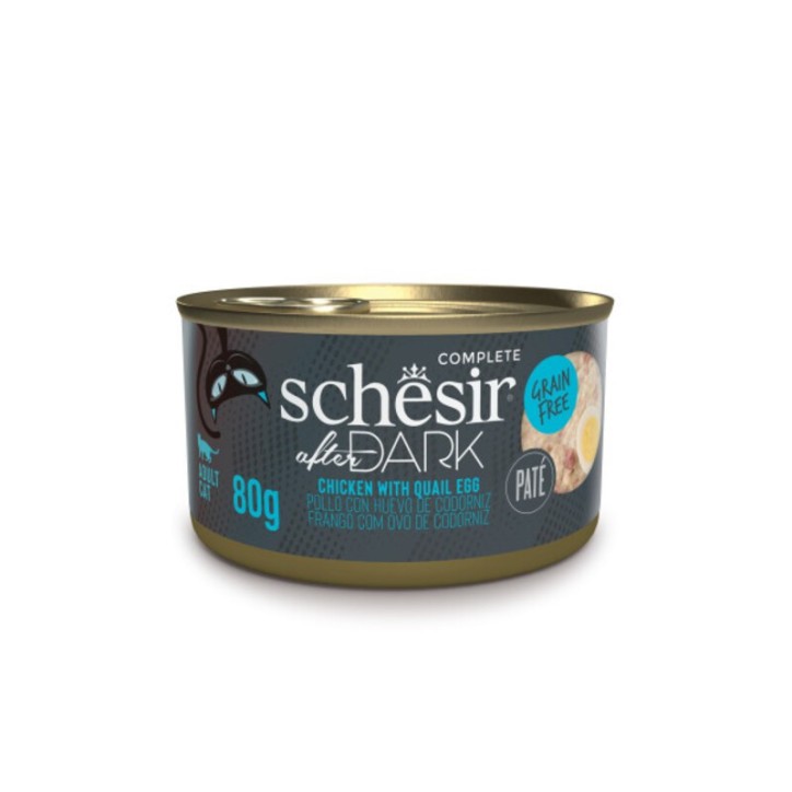Schesir Llaunes After Dark Pollastre amb Ou de Guatlla 80 g