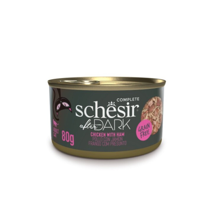 Schesir Llaunes After Dark Pollastre amb Pernil 80 g