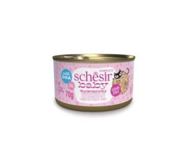 Schesir Llaunes de Cachorros Filets de Pollastre amb Fetge 70 g