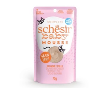 Schesir Sobre de Cachorros Mousse Salmó i Pollastre 70 g