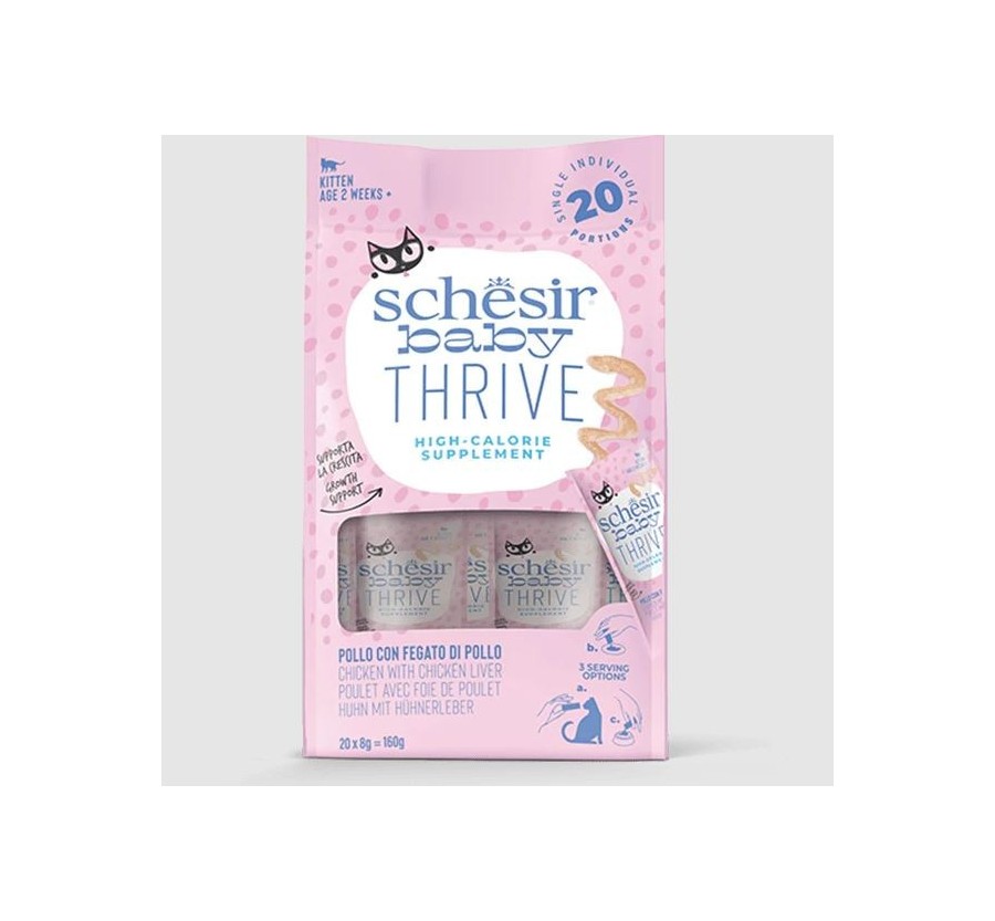 Schesir Llaunes de Cachorros Thrive Suplement Pollastre amb Fetge de Pollastre 70 g