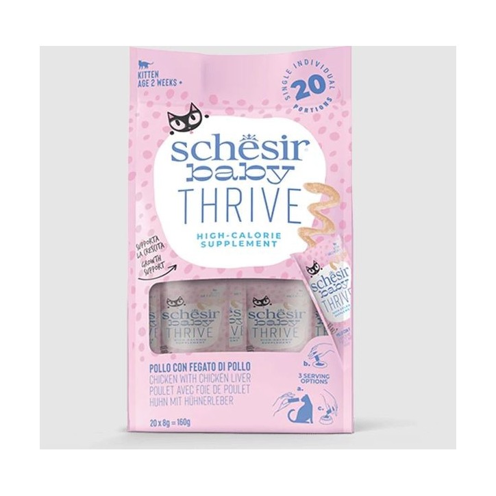 Schesir Llaunes de Cachorros Thrive Suplement Pollastre amb Fetge de Pollastre 70 g