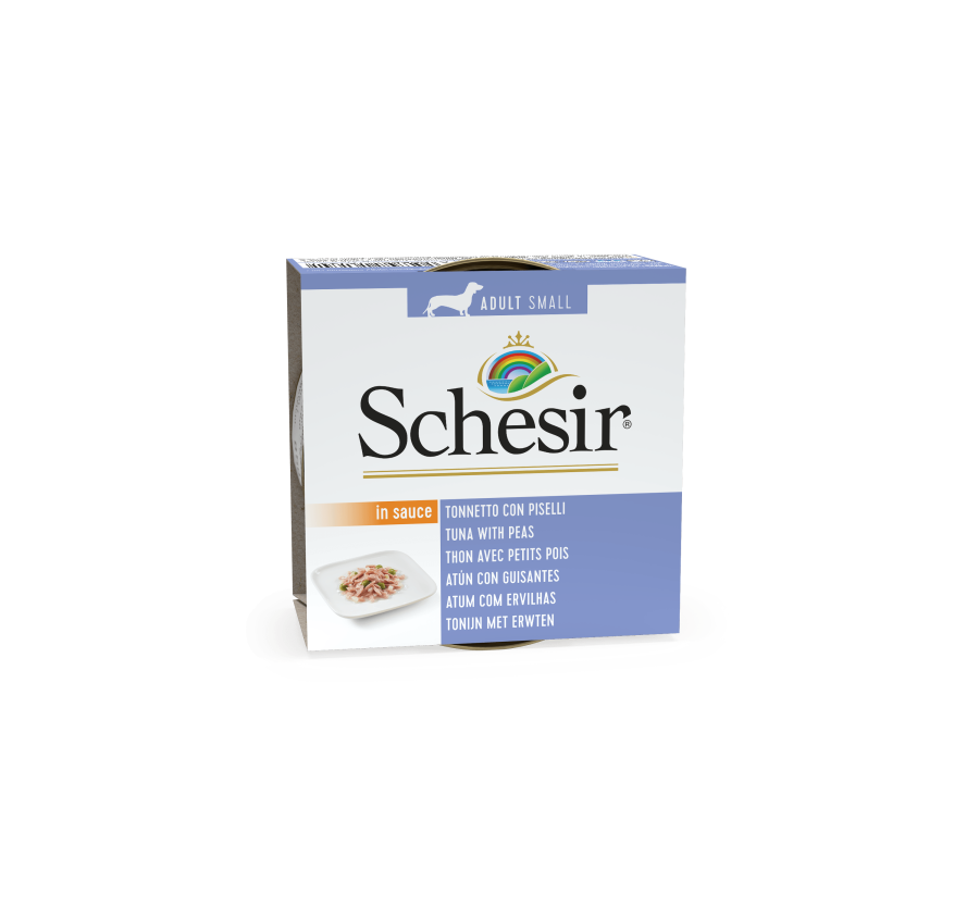 Schesir Llaunes Gos de Tonyina amb Pèsols 85 g