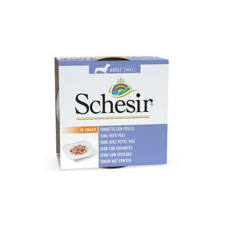 Schesir Llaunes Gos de Tonyina amb Pèsols 85 g