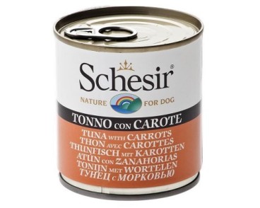 Schesir Llaunes Gos de Tonyina amb Pastanagues 285 g