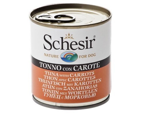 Schesir Llaunes Gos de Tonyina amb Pastanagues 285 g