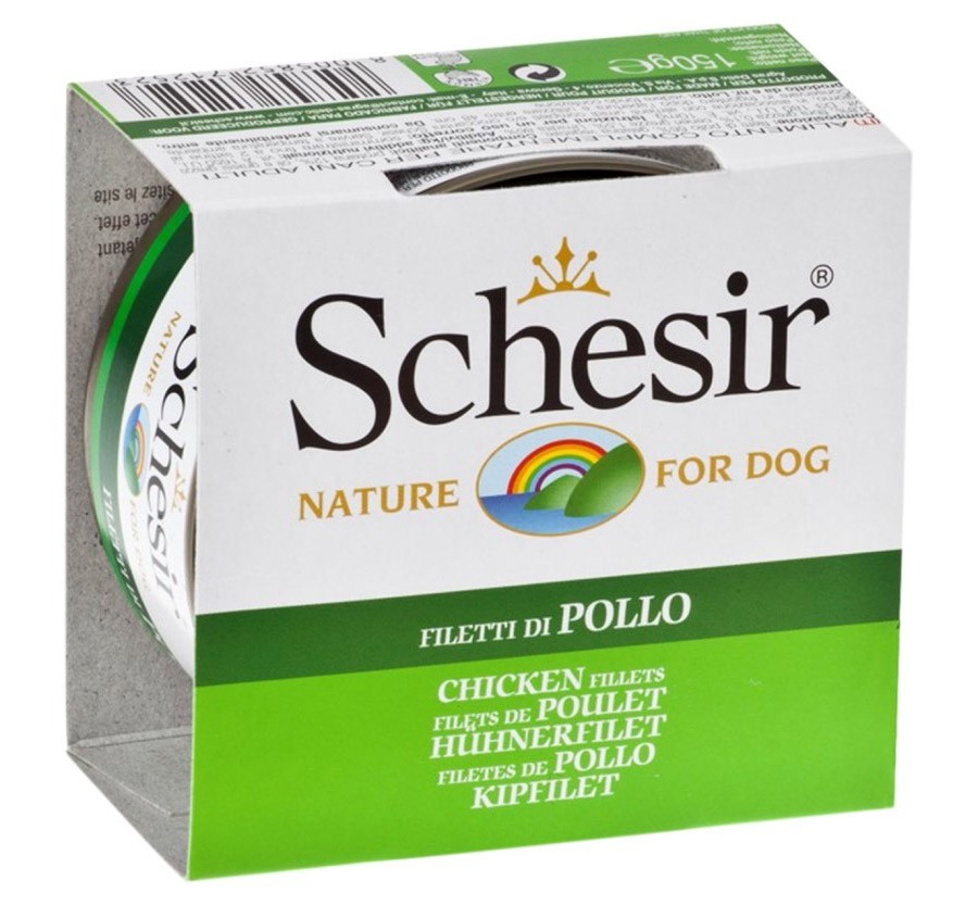 Schesir Llaunes Gos de Filets de Pollastre 150 g