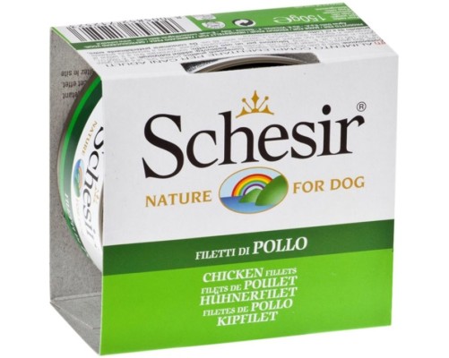 Schesir Llaunes Gos de Filets de Pollastre 150 g