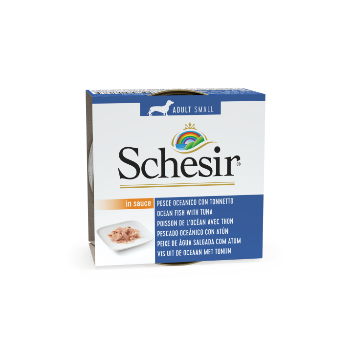 Schesir Llaunes Gos de Peix Oceànic amb Tonyina 85 g
