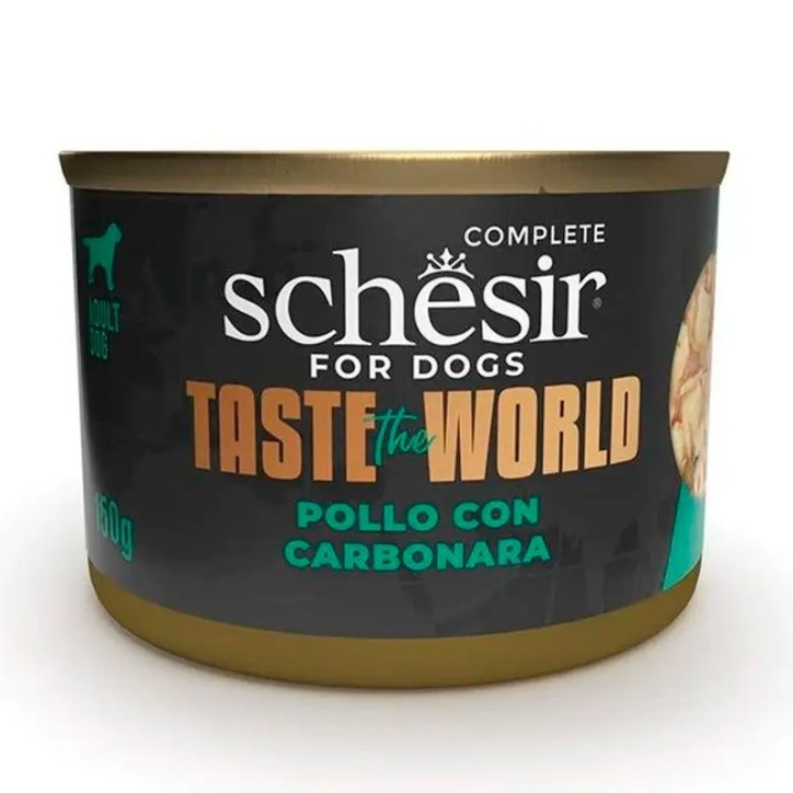 Schesir Llaunes Gos de Pollastre amb Carbonara 150 g