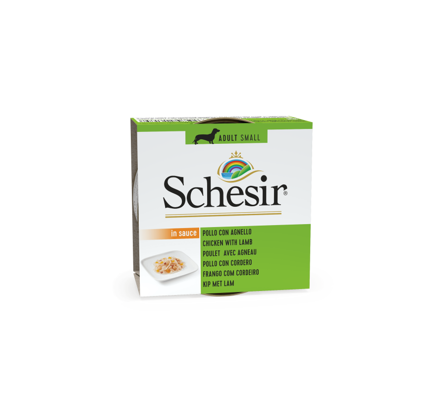 Schesir Llaunes Gos de Pollastre amb Xai 85 g