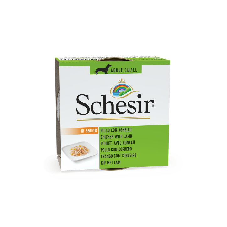 Schesir Llaunes Gos de Pollastre amb Xai 85 g