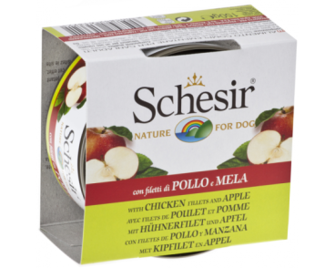 Schesir Llaunes Gos de Pollastre amb Poma 150 g