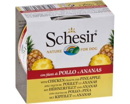 Schesir Llaunes Gos de Pollastre amb Pinya 150 g