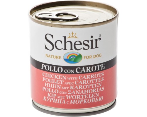 Schesir Llaunes Gos de Pollastre amb Pastanagues 285 g