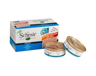 Schesir Llaunes Gat de Tonyina Multipack 6Ux50 g 6 8 X 6