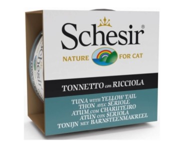 Schesir Llaunes Gat Tonyina amb Serviola 85 g Gelatina