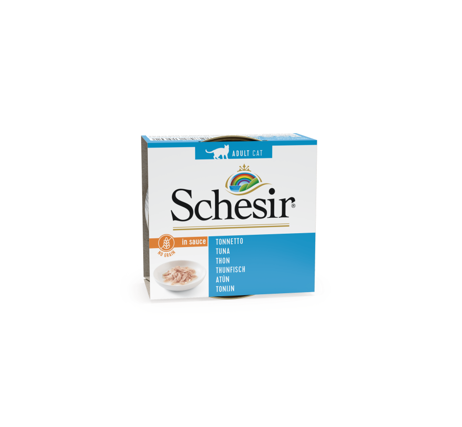 Schesir Llaunes Gat Tonyina en Salsa Natural 70 g Gelatina