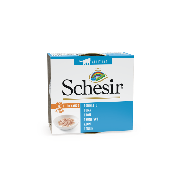 Schesir Llaunes Gat Tonyina en Salsa Natural 70 g Gelatina