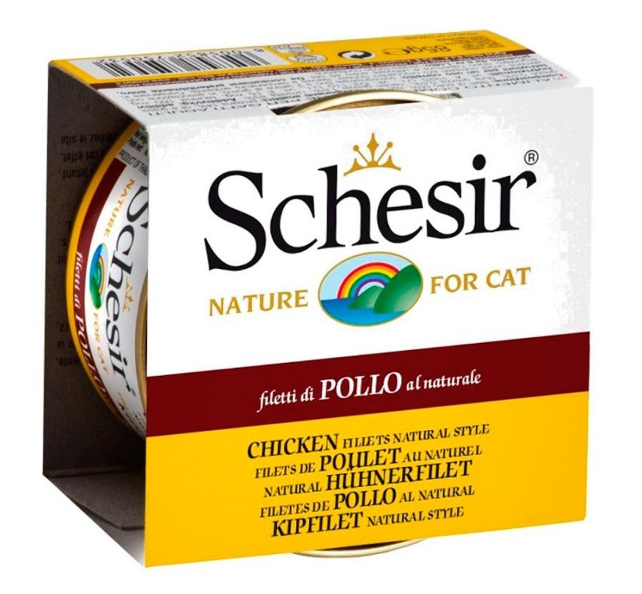 Schesir Llaunes Gat Pollastre amb Arròs al Natural 85 g