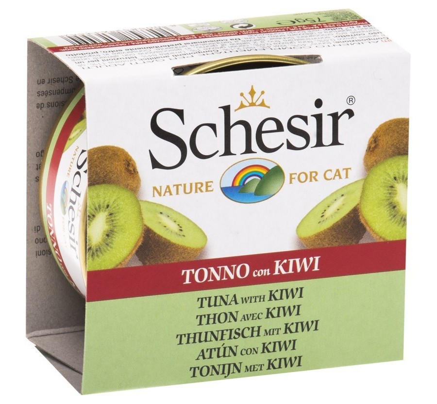 Schesir Llaunes Gat Tonyina amb Kiwi 75 g