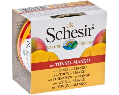 Schesir Llaunes Gat Tonyina amb Mango 75 g