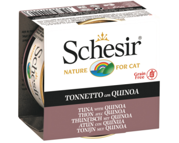 Schesir Llaunes Gat Tonyina amb Quinoa 85 g