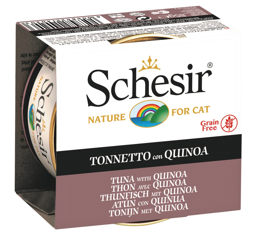 Schesir Llaunes Gat Tonyina amb Quinoa 85 g
