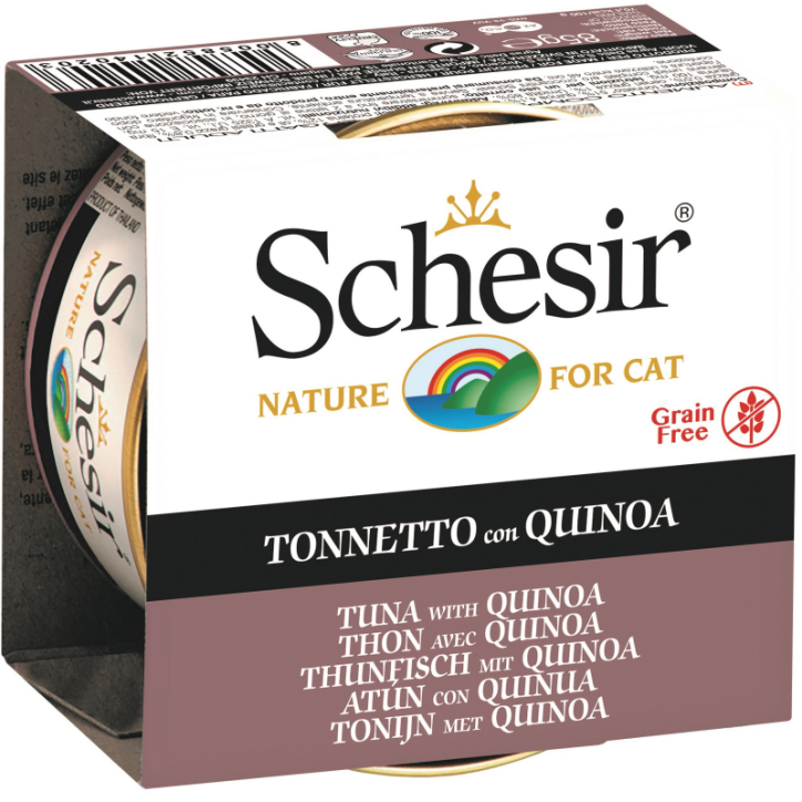 Schesir Llaunes Gat Tonyina amb Quinoa 85 g