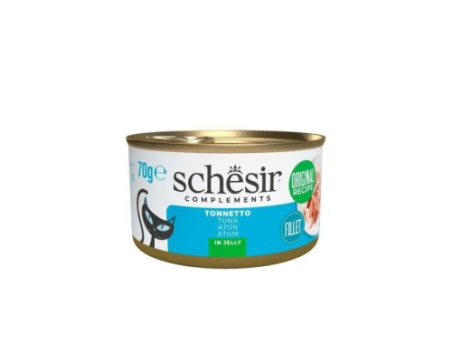 Schesir Llaunes Gat amb Gelatina Toñina 70 Gr 12 Ud. 70 Gr