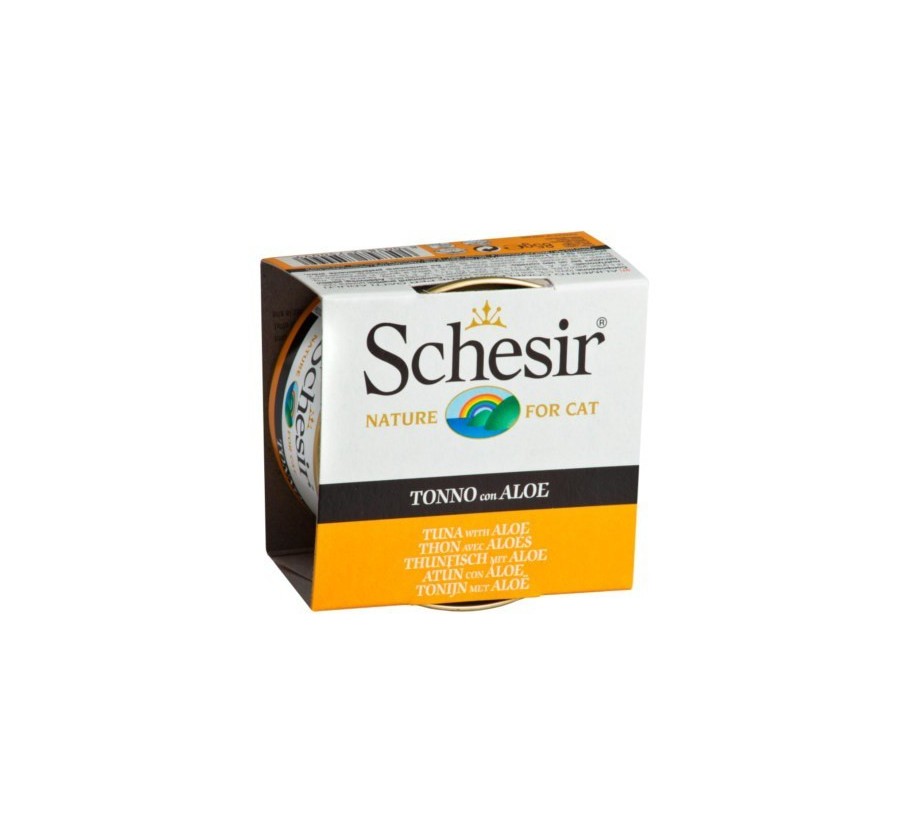 Schesir Llaunes Gat amb Gelatina Toñina amb Aloe 70 Gr 12 Ud. 70 Gr