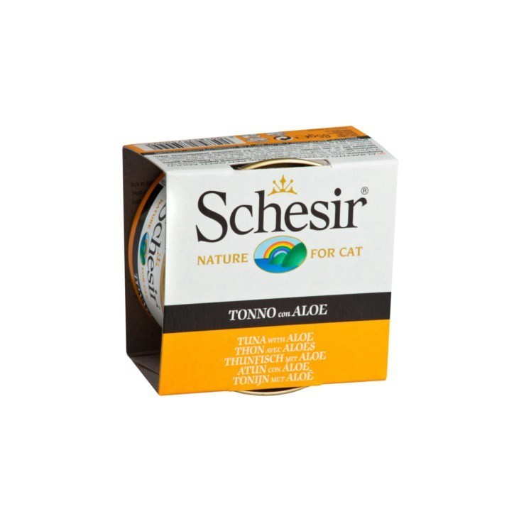 Schesir Llaunes Gat amb Gelatina Toñina amb Aloe 70 Gr 12 Ud. 70 Gr